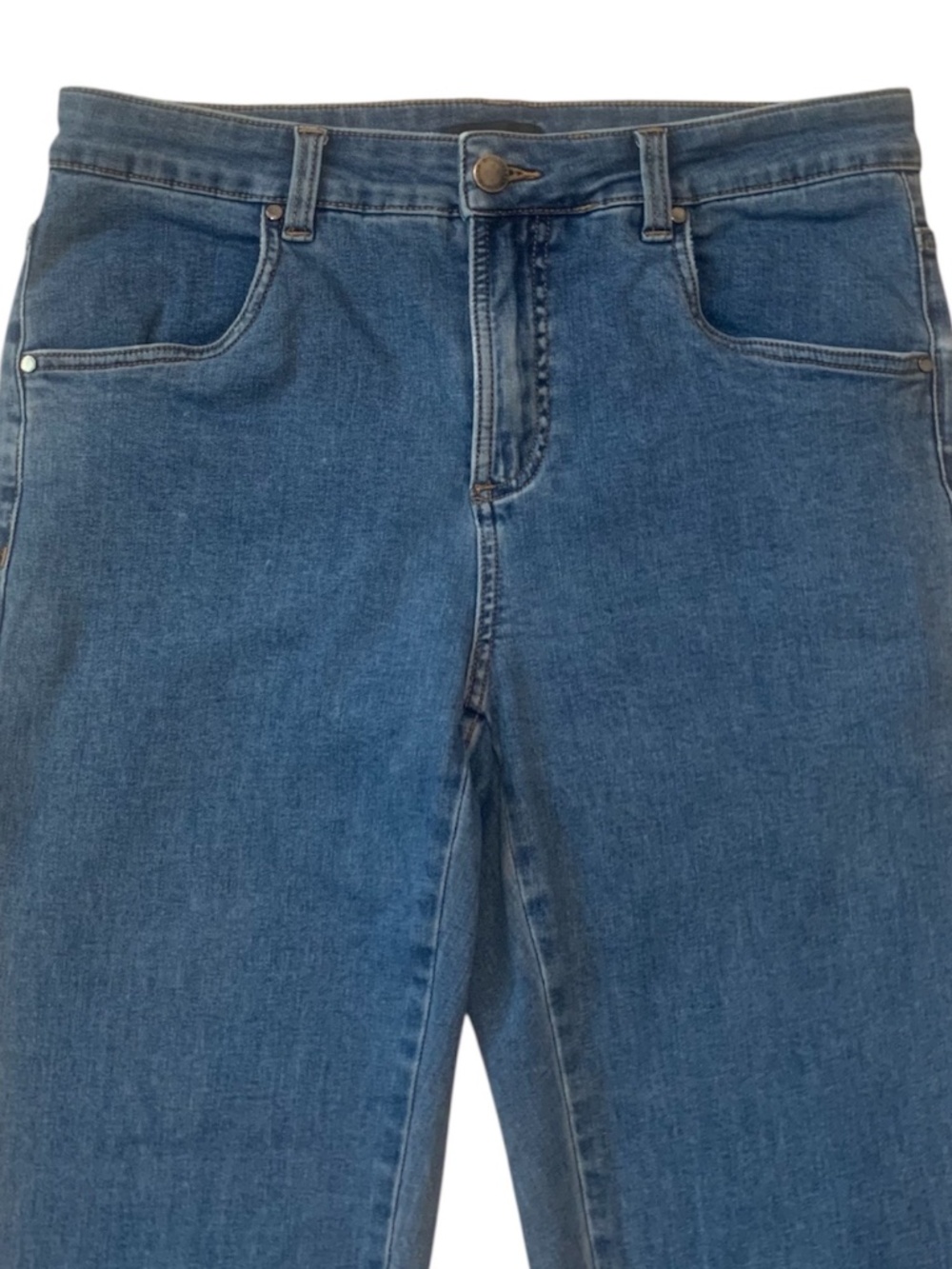 Universal Standard Seine High Rise Stretch Ankle Jeans Women's 10 - Picture 5 of 9